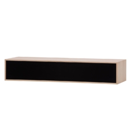 TV-Board Danilo - Eiche Dekor / Schwarz - 114,5 cm
